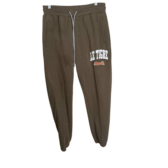 Le Tigre Mens Jogger Pants L Olive - Picture 1 of 4